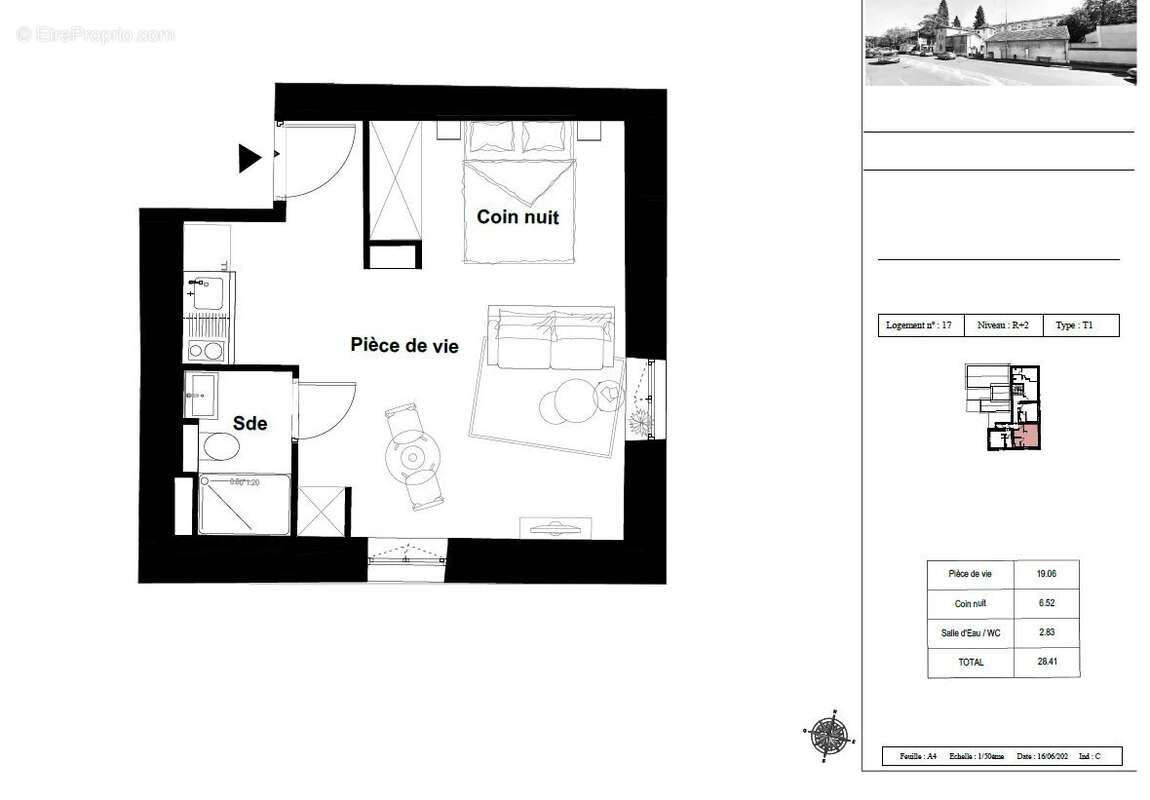Appartement à TASSIN-LA-DEMI-LUNE