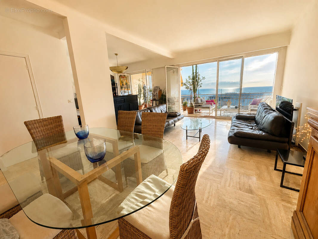 Magnifique 2/3 pièces de 78 m2   Vue mer panoramique   Terrasse   Bas Fabron - photo 2