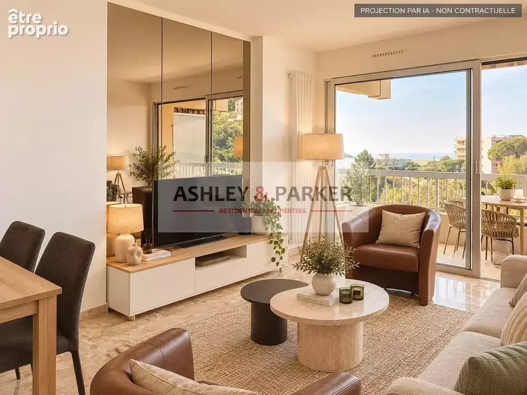 Ciel de Fabron – Nice Ouest – 2 pièces de 50 m² avec vue mer imprenable - photo 2