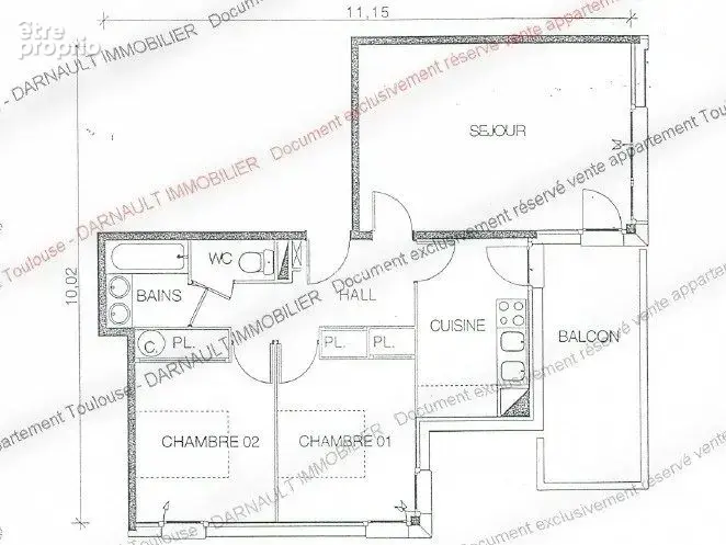 T3 dernier etage a toulouse pouvourville avec belle vue - photo 7
