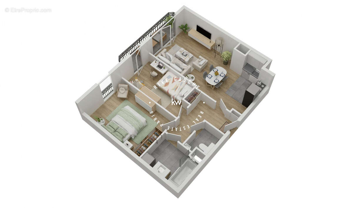 Appartement à LEVALLOIS-PERRET