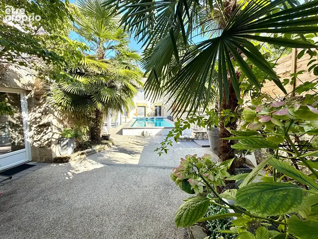 Maison en pierres à Menotey avec piscine et jardin - photo 16