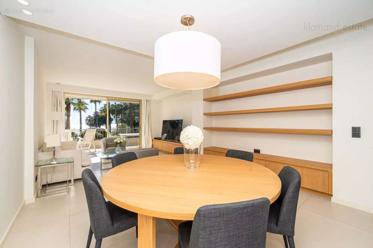 Cannes – croisette – appartement 4 pièces – terrasse – vue mer - photo 6