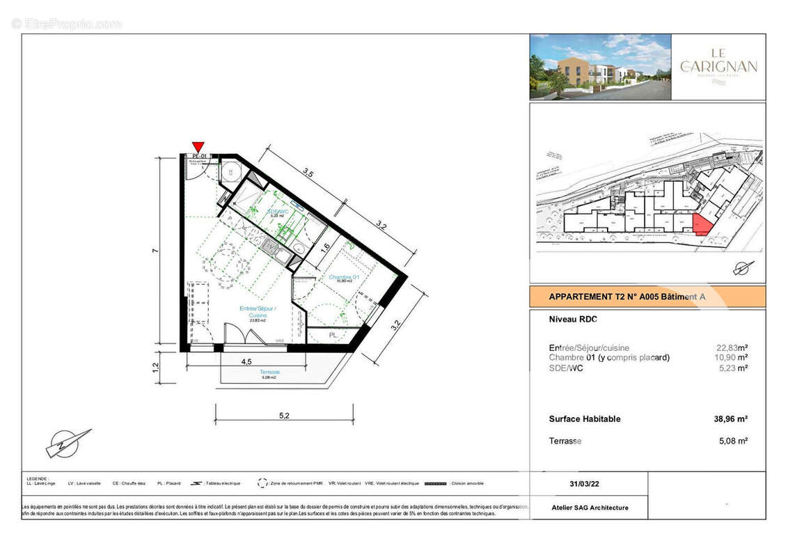 Appartement à BALARUC-LES-BAINS