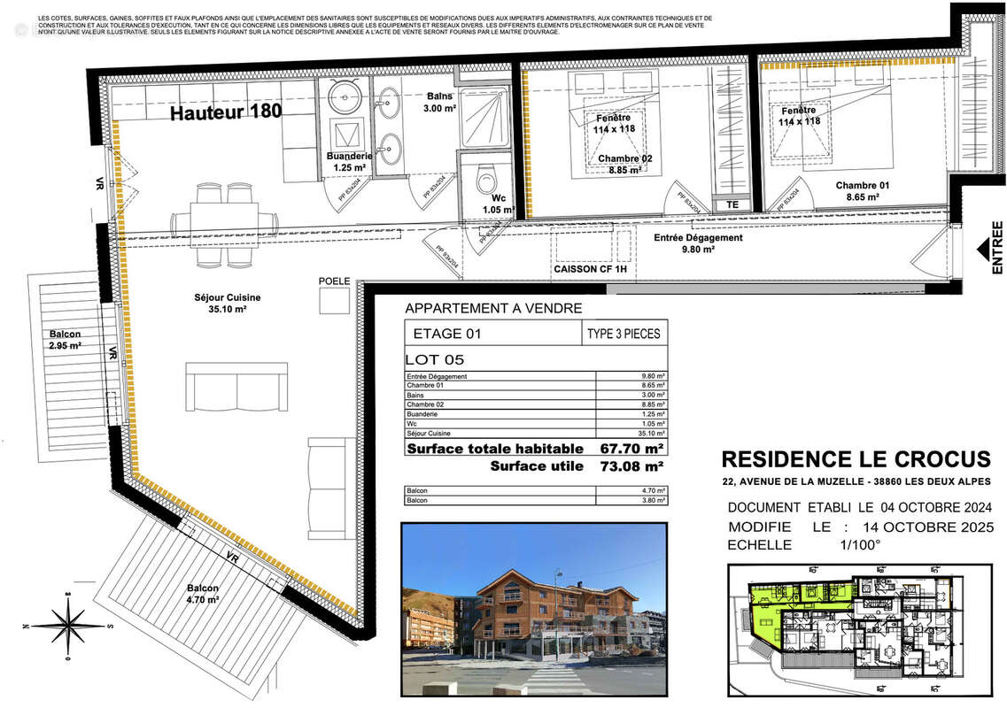 Appartement à MONT-DE-LANS