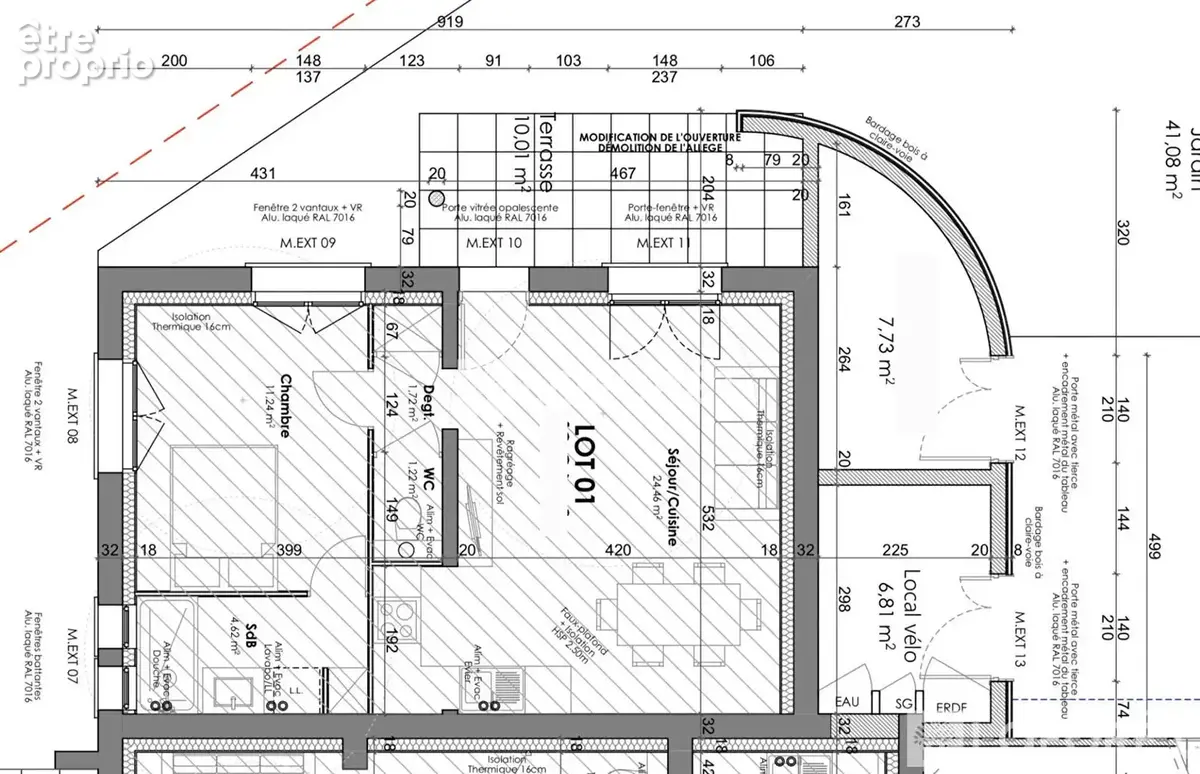Appartement Saint Genis Laval 2 pièce(s) 43 m2 - photo 7