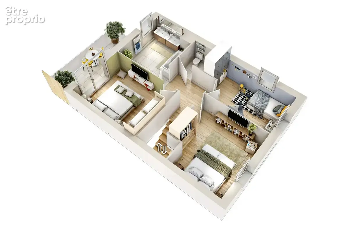 Maison 3 chambres avec jardin, terrasses et garage - photo 2