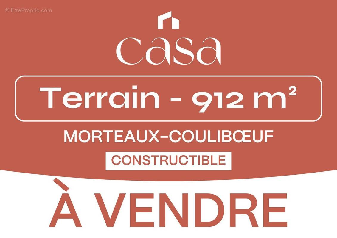 Terrain à MORTEAUX-COULIBOEUF