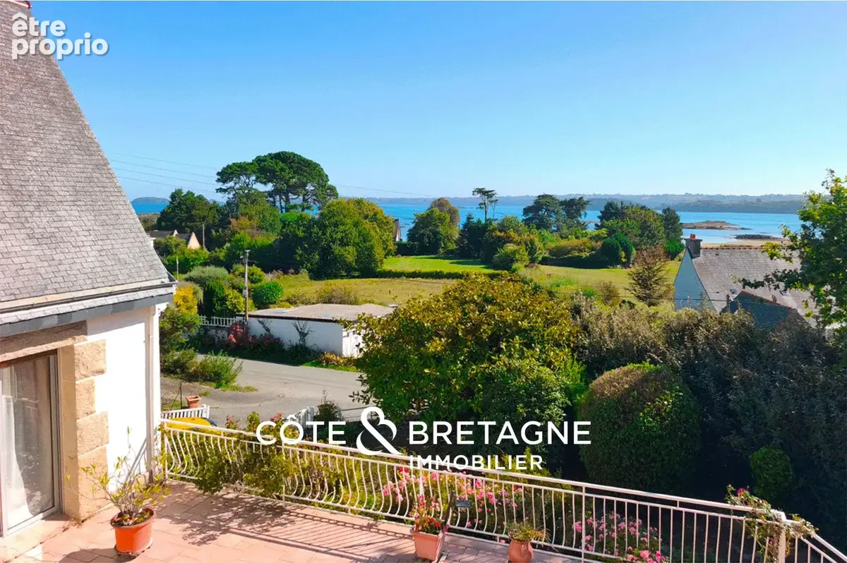 Maison néo-bretonne exposée sud vue mer, proche de paimpol  réf : 2026180 - photo 1