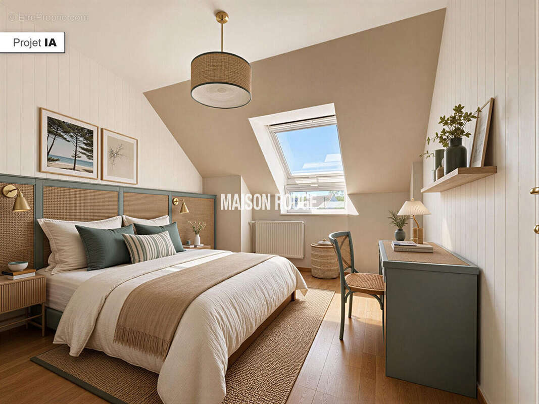 Maison en pierre rénovée avec gîte indépendant à vendre à Binic dans un environnement calme proche du centre - photo 16
