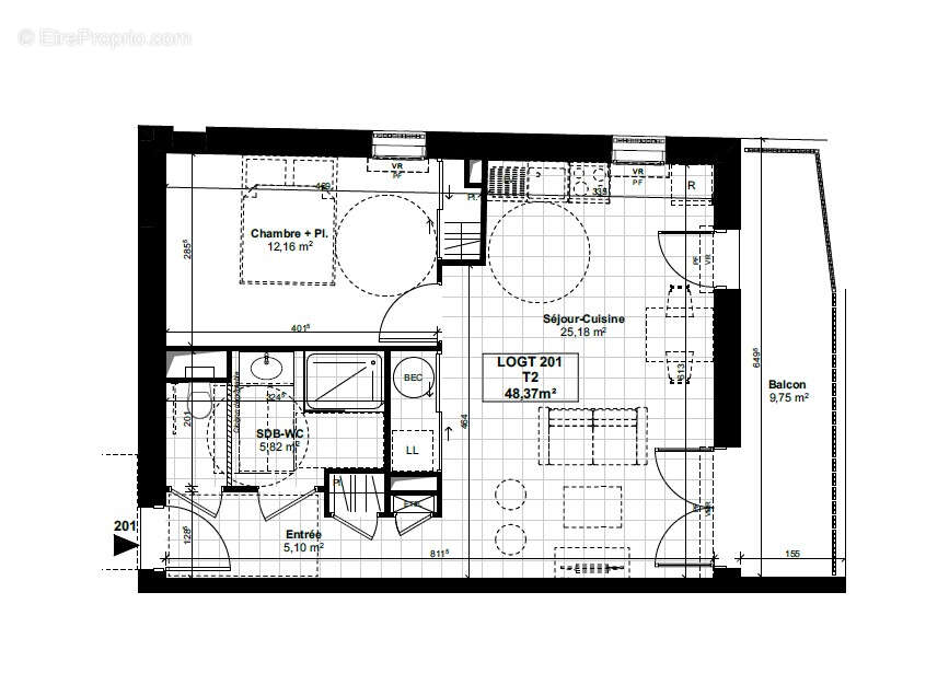 Appartement à SAINT-GEORGES-DE-DIDONNE