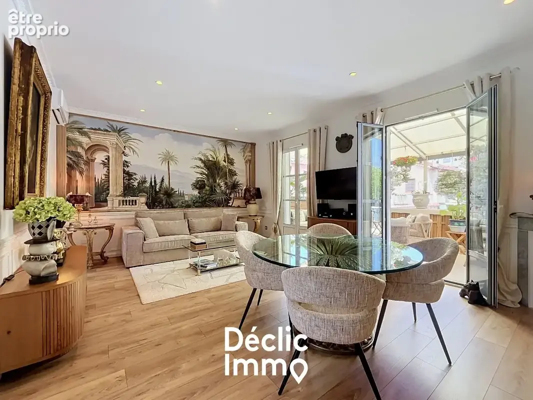 Appartement d'exception - haut de villa de style haussmanien - terrasse 32 m2 - balcon vegetalise - mouans sartoux centre - photo 2