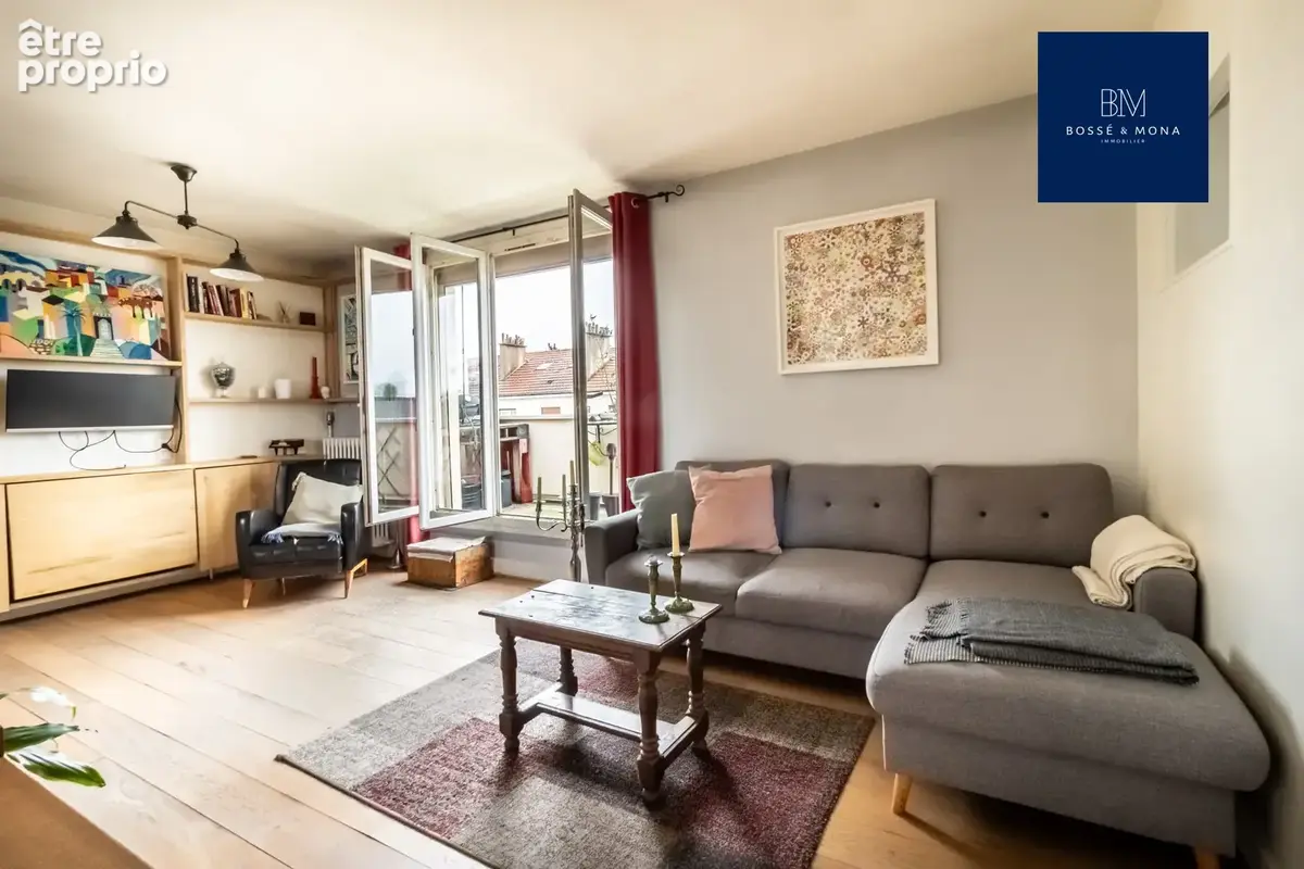 Appartement 58m2, dernier étage avec terrasse, à 400m de la gare de Bécon-les-Bruyères - photo 3