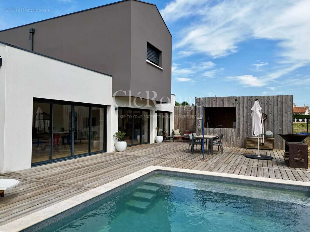 Proche de Marmande – Élégante maison d’architecte contemporaine de 4 chambres avec piscine - photo 2