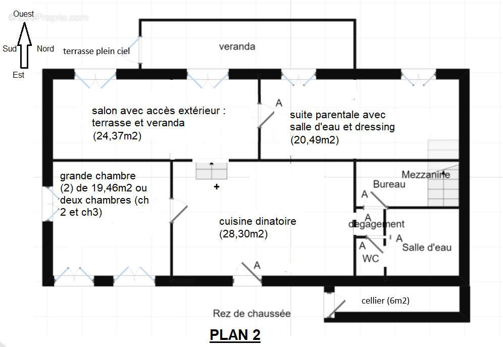 Maison à CHAMPAGNE-AU-MONT-D'OR