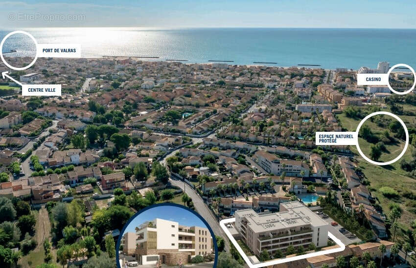 Appartement Valras Plage 4 pièce(s) 85.76 m2 - photo 2