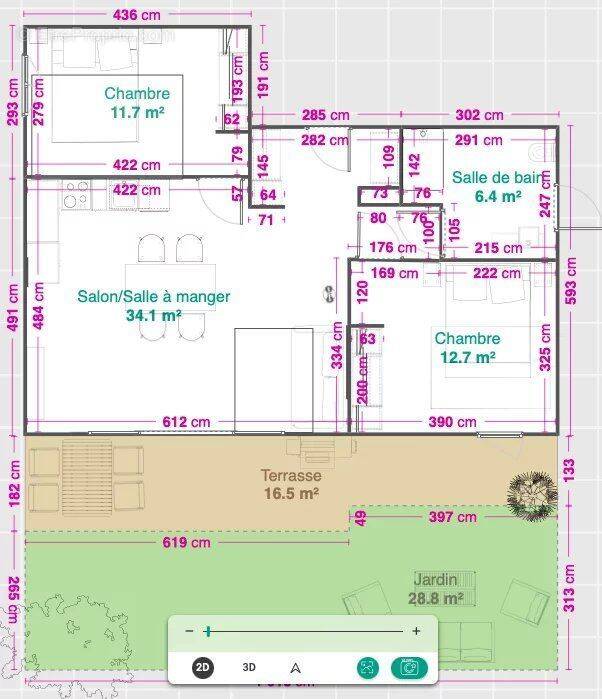 Appartement à L'ILE-ROUSSE
