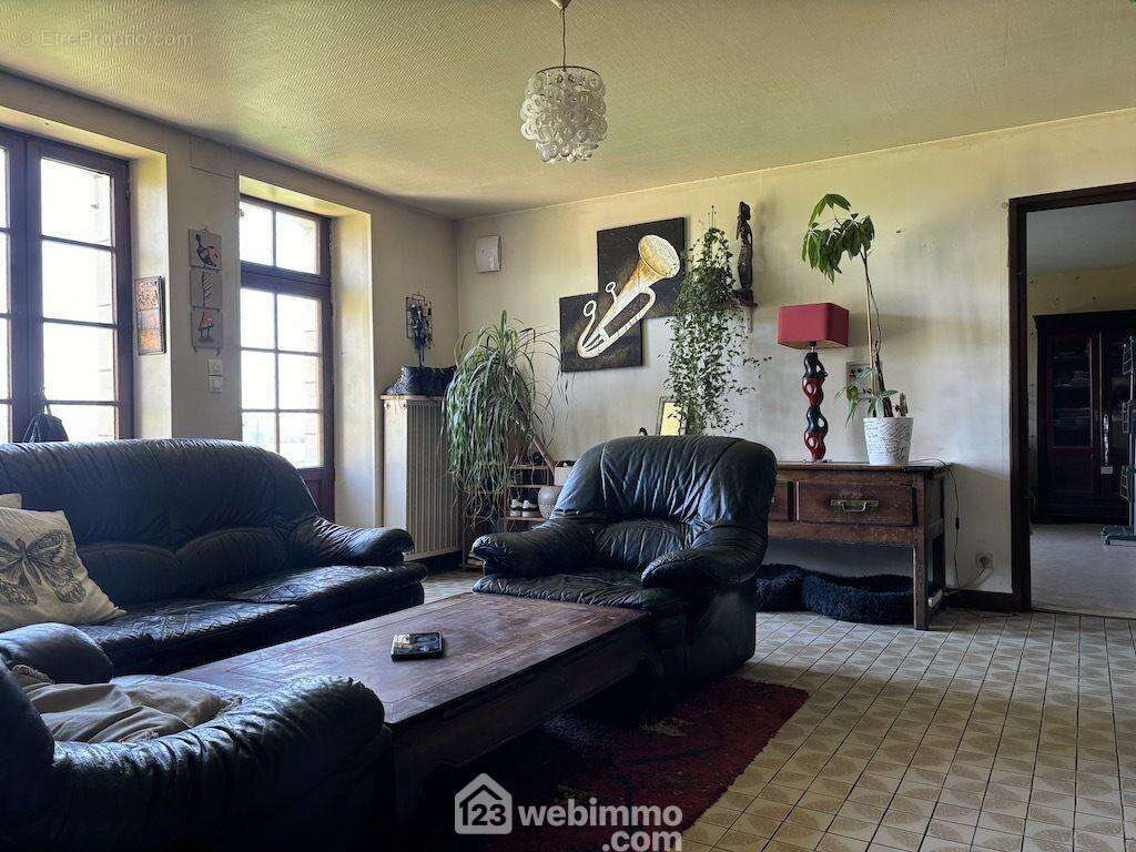 Entrée par le séjour d&#039;environ 45 m2, - Maison à LA PUYE