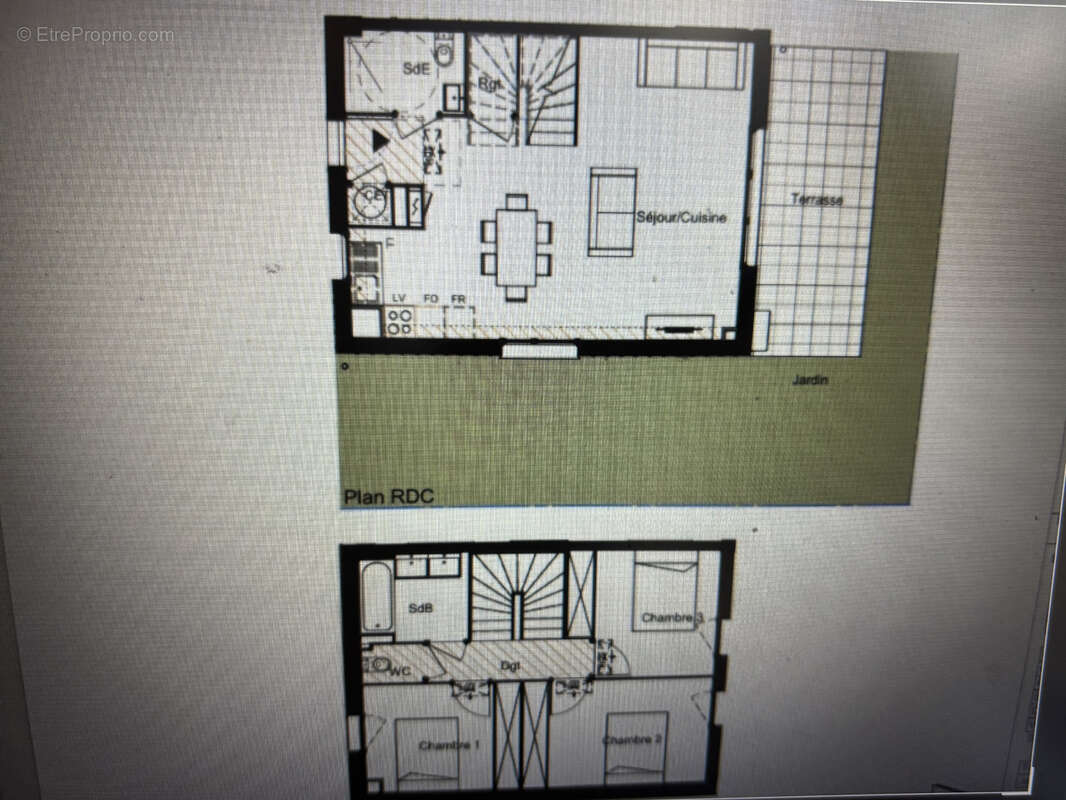 Maison mitoyenne de 84m2 avec terrasse à acheter à Rouffiac-Tolosan - photo 3