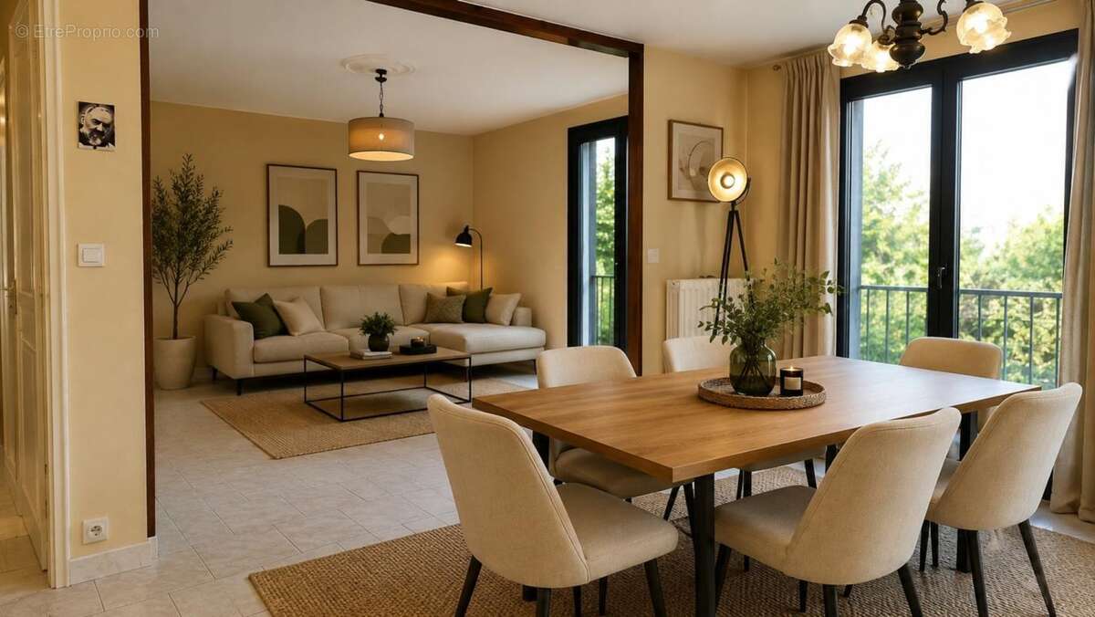 Appartement à vendre aux Milles (Aix-en-Provence) - T3/T4 traversant avec terrasse et fort potentiel - photo 4