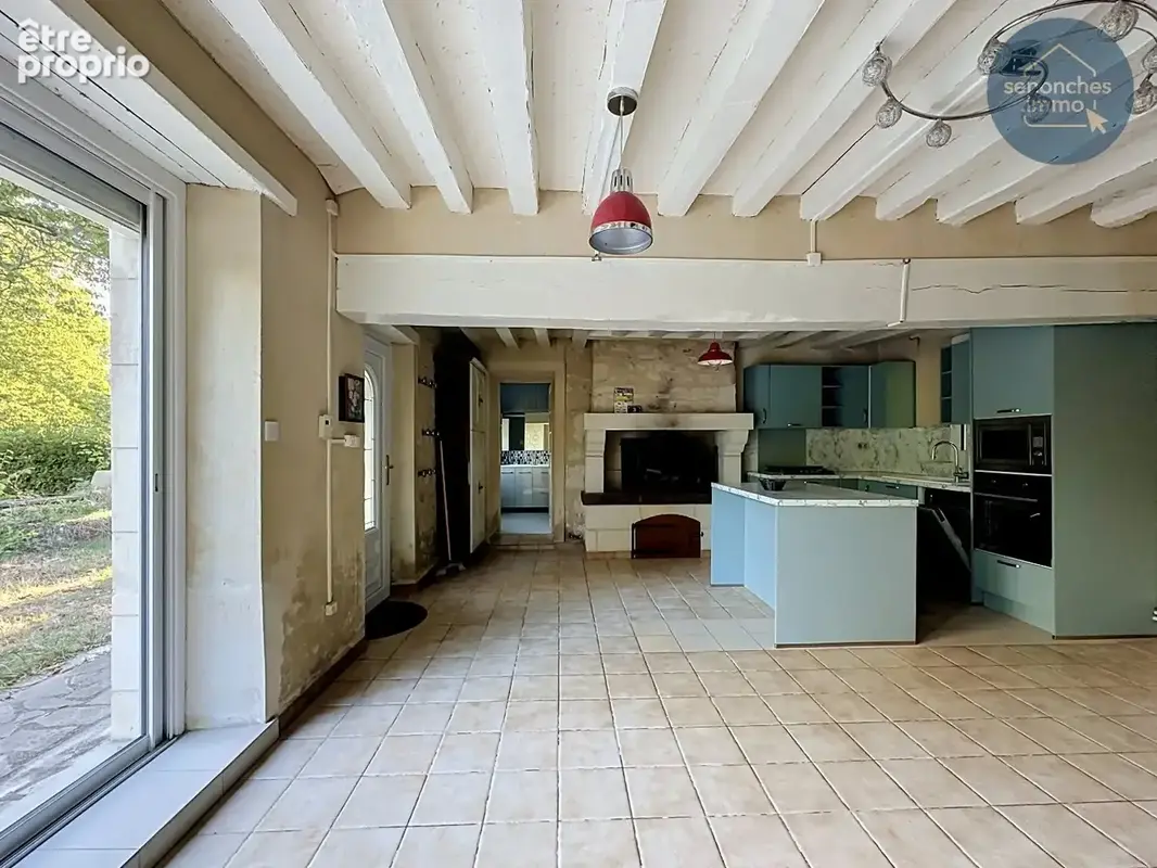Longere 133m²  7 pièces - 4 chambres  terrasse - garage  puits - terrain 1 947m² - a l'abri des regards. - photo 4