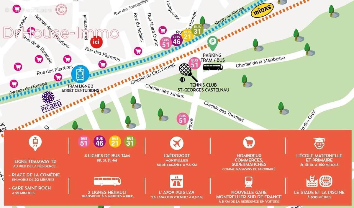 Appartement à CASTELNAU-LE-LEZ