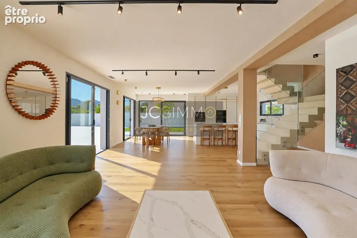 Villa contemporaine neuve   150 m2   terrain 1 200 m2   piscine   vendue entièrement meublée - photo 4