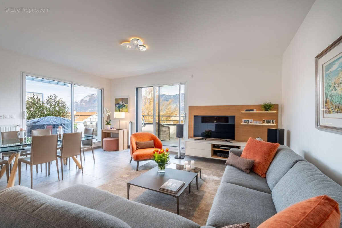 SEVRIER - 85m2 - terrasse avec vue panoramique montagnes - photo 2