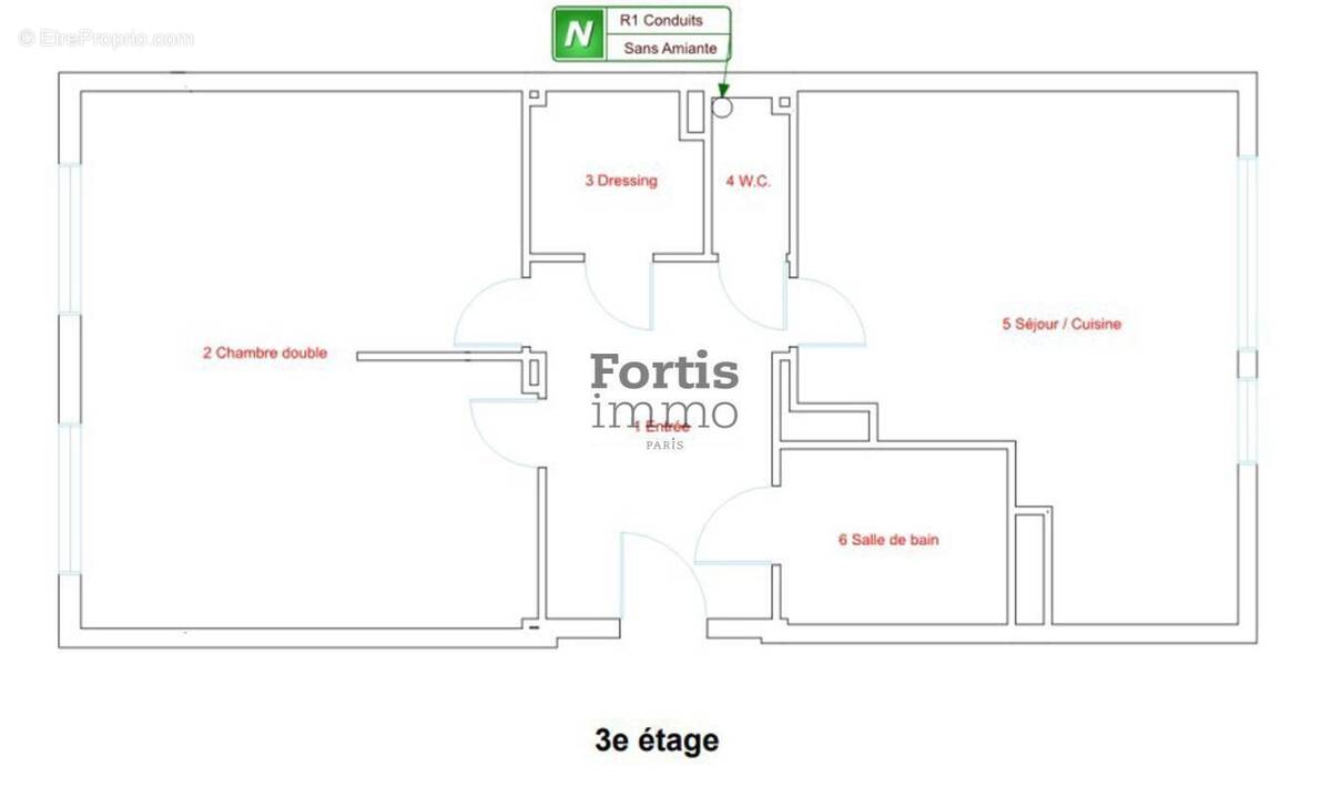 Appartement à PARIS-18E
