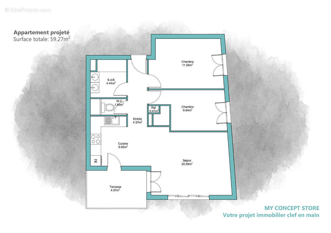 Appartement à CHATENAY-MALABRY