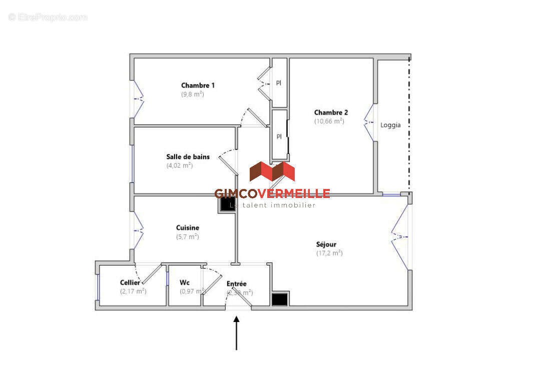 Appartement à RUEIL-MALMAISON