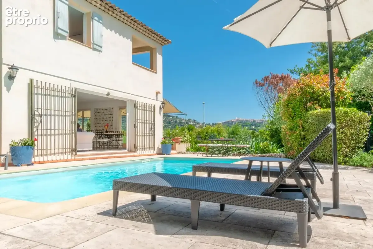 Vente Maison 7 pièces - La Colle Sur Loup - Piscine Terrain Constructible - photo 2