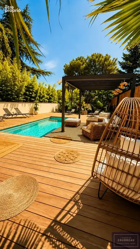 Maison contemporaine 120 m2 avec piscine et séjour cathédrale - photo 2