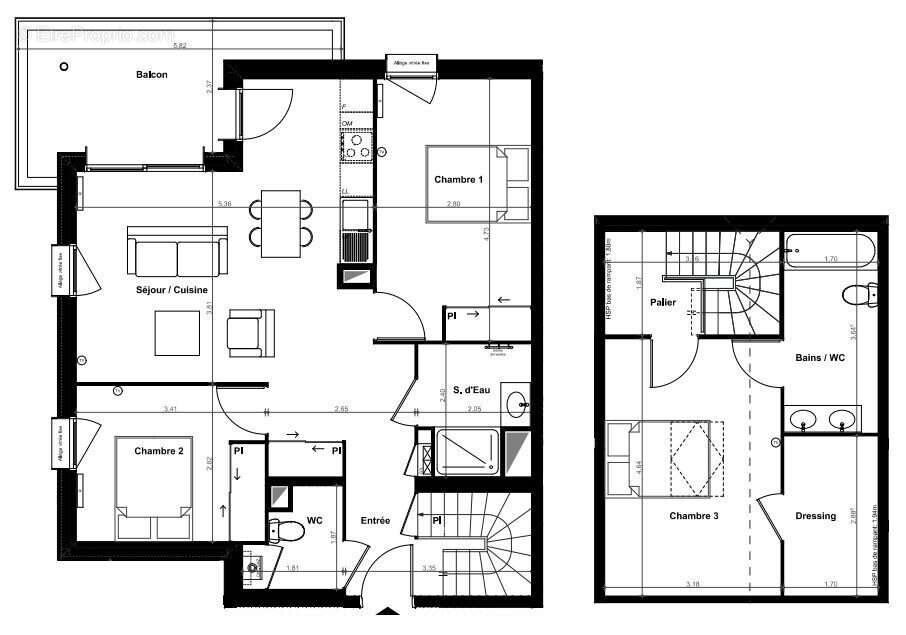 Appartement à PESSAC