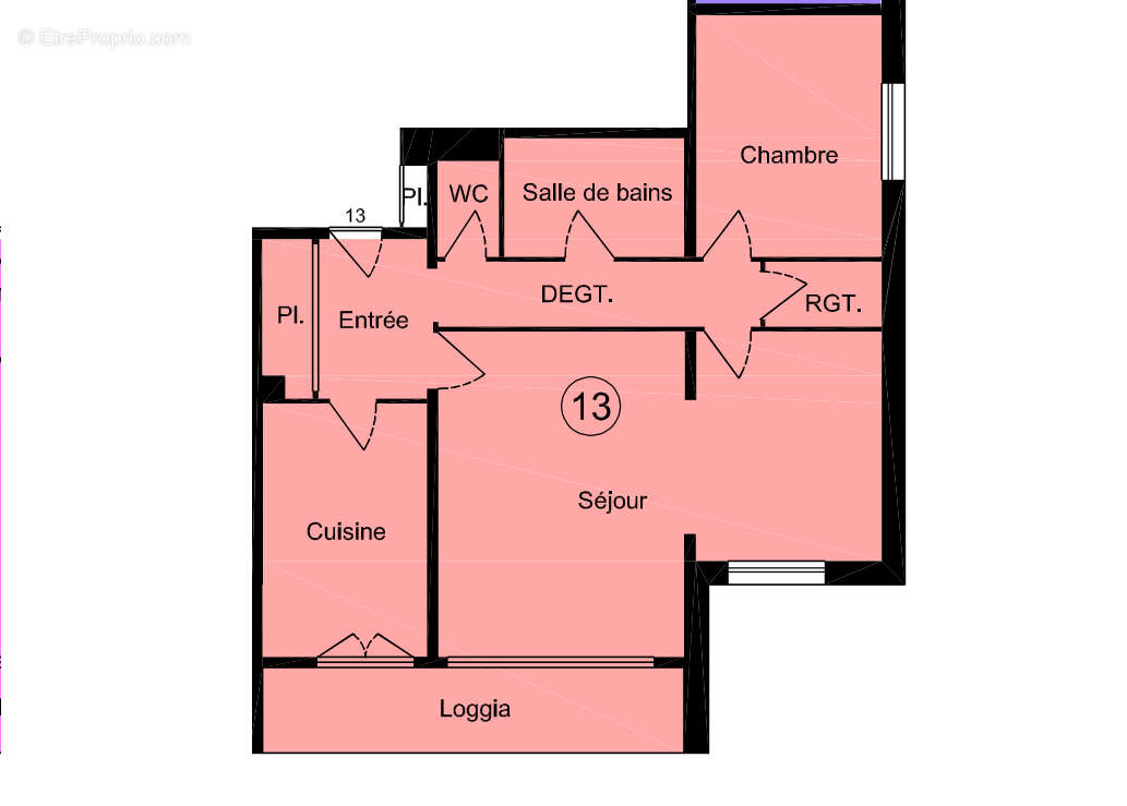 Appartement à PELLOUAILLES-LES-VIGNES