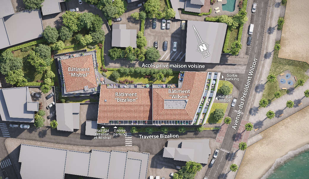 Luxueux t2 - dernier etage - residence front de mer - 39m2 - terrasse plein soleil 12m2 - 356 320€ - photo 6
