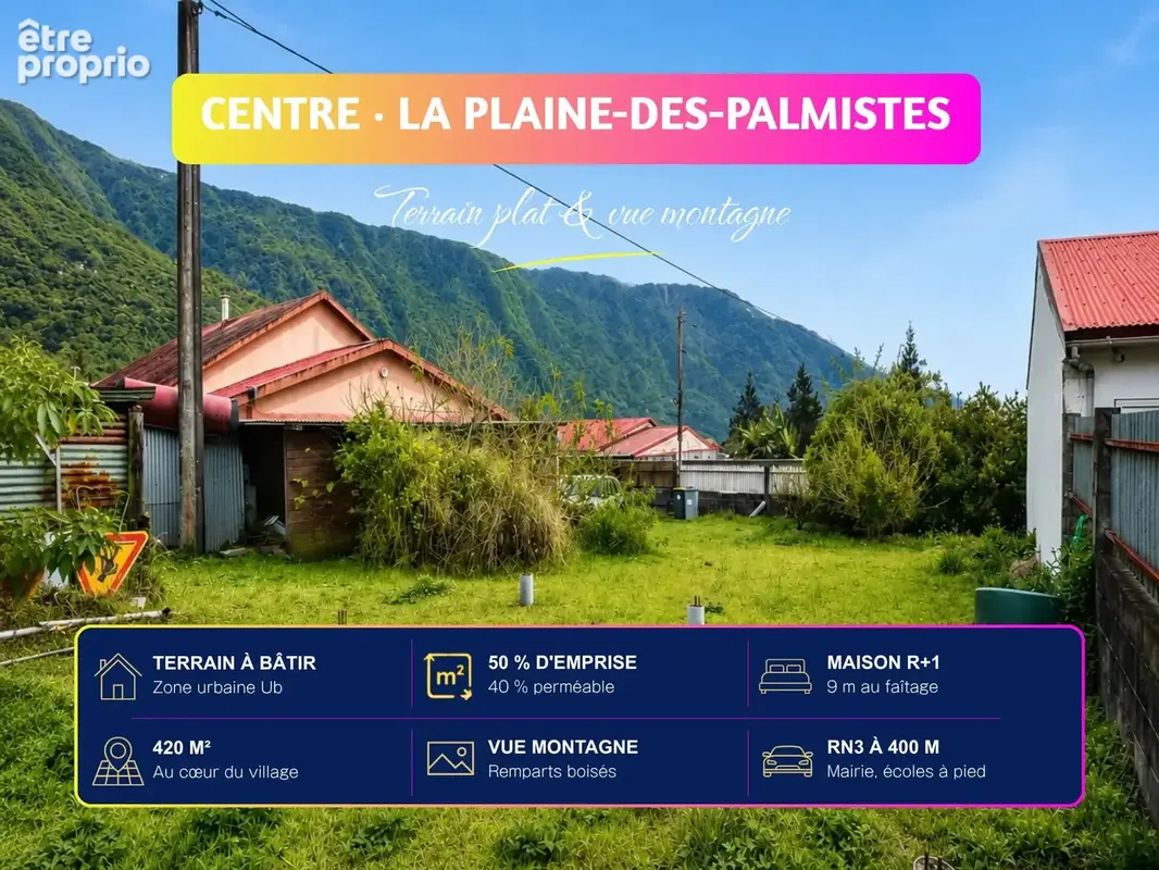 Terrain à LA PLAINE-DES-PALMISTES