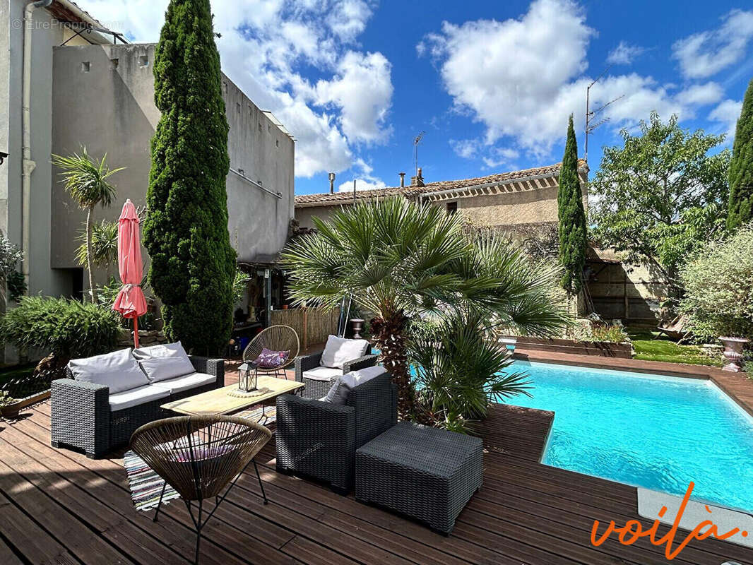 REF - INTEMPOREL - 5 min CARCASSONNE - Maison + Appartement T3 indépendant - Garage - Jardin - Piscine - photo 13