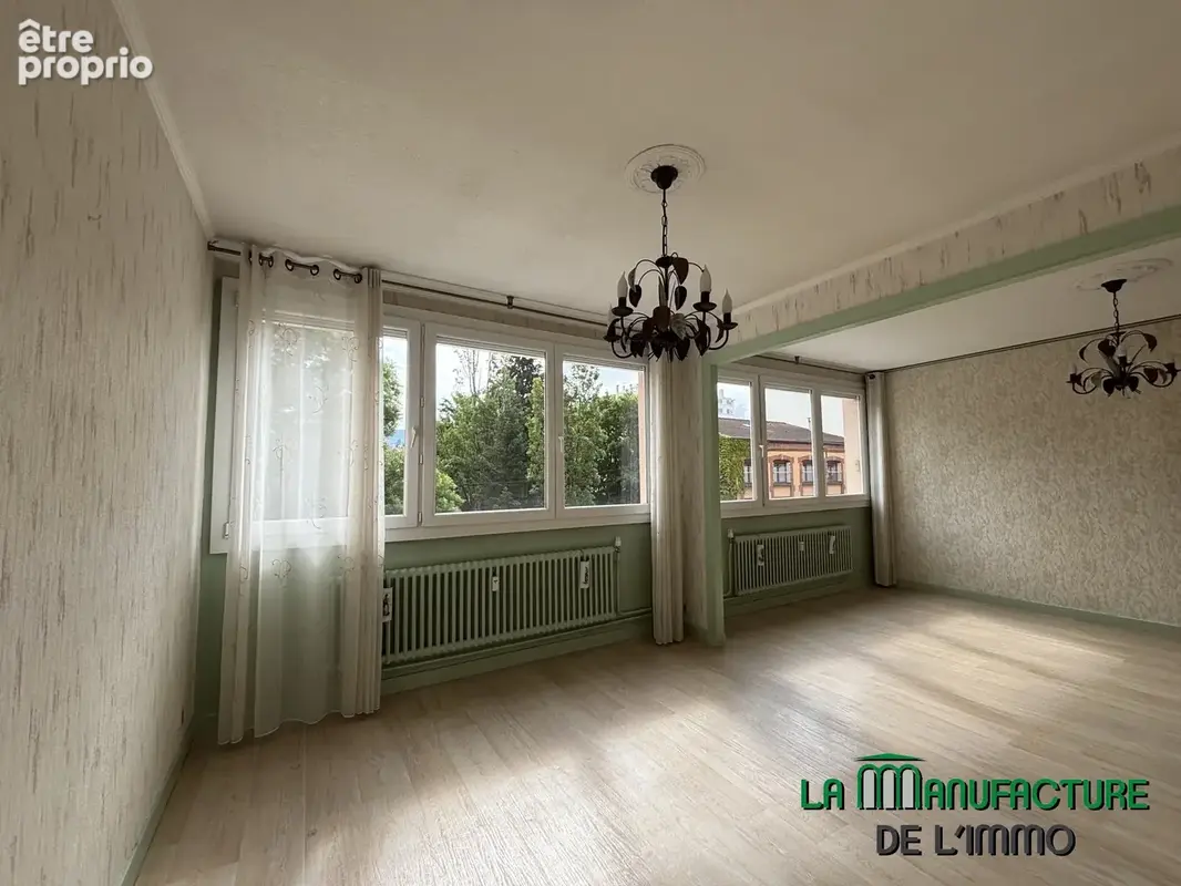 Saint etienne bellevue - appartement t4  traversant et lumineux de 79,28m2 avec 2 chambres + cave - photo 9