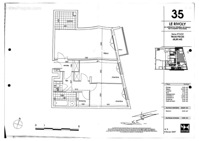 Appartement à ROSNY-SOUS-BOIS