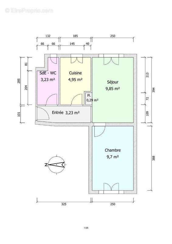 Appartement à PARIS-18E