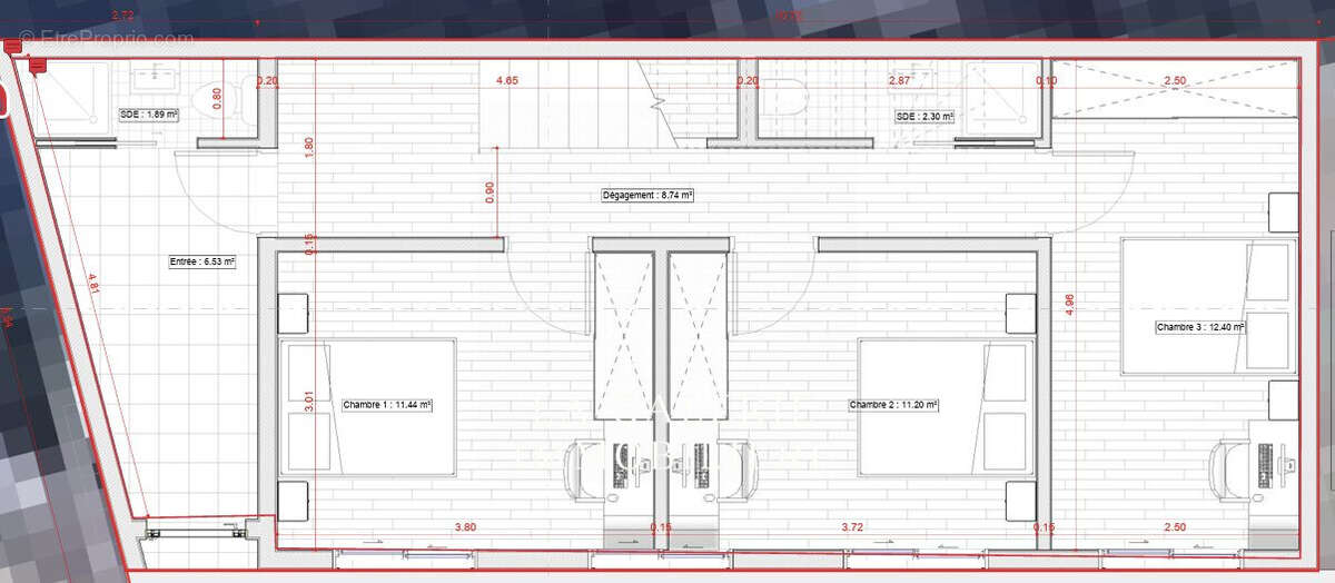 Appartement 92 m² à Sannois  - photo 6