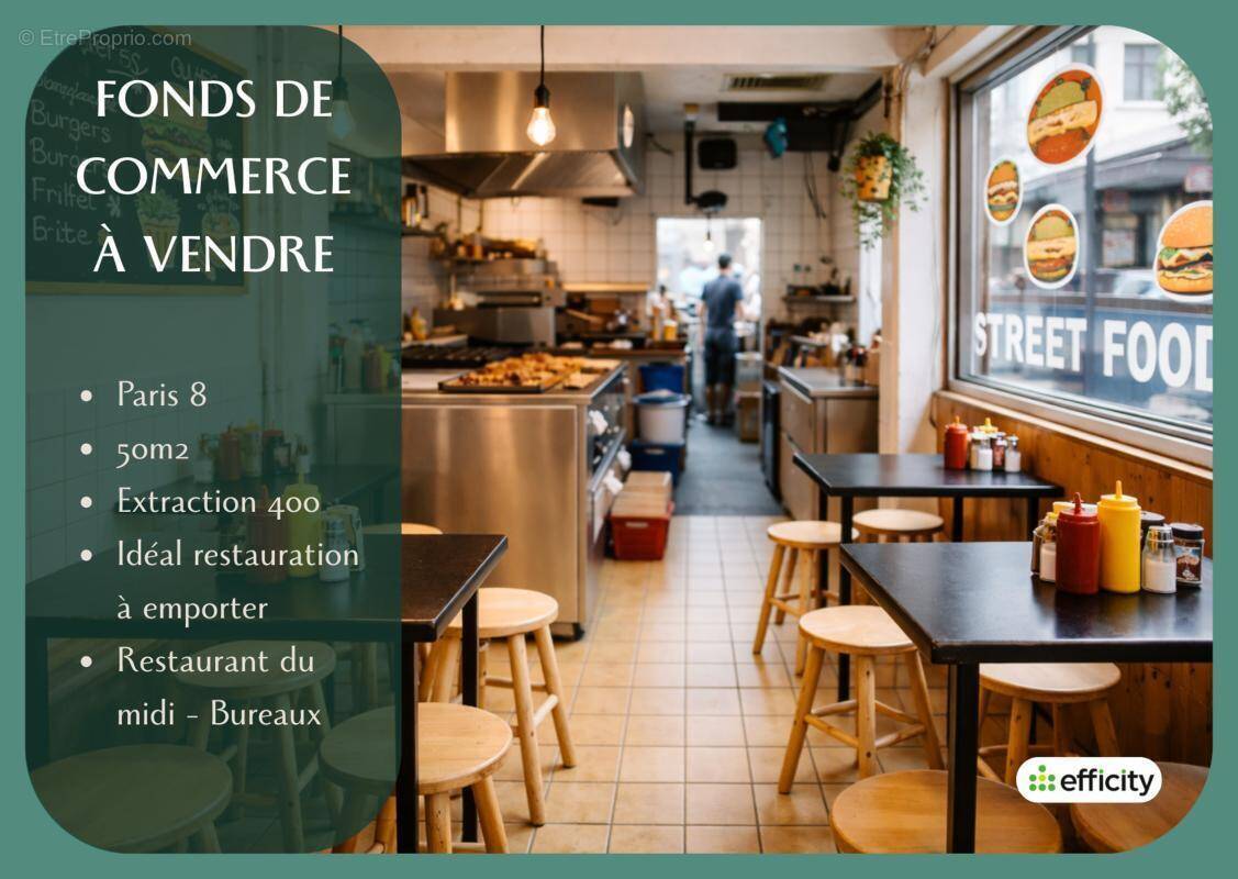 Commerce à PARIS-8E