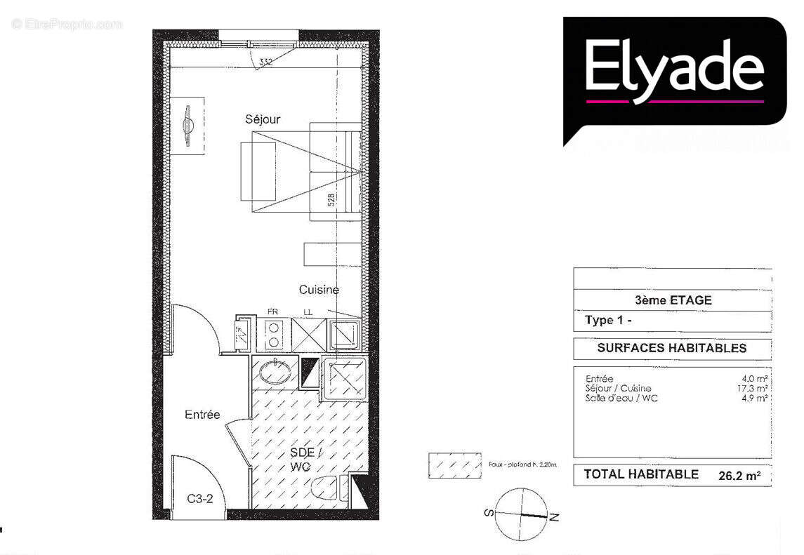 Appartement à LAUNAGUET