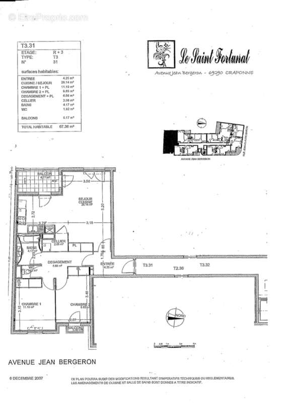 Appartement à CRAPONNE
