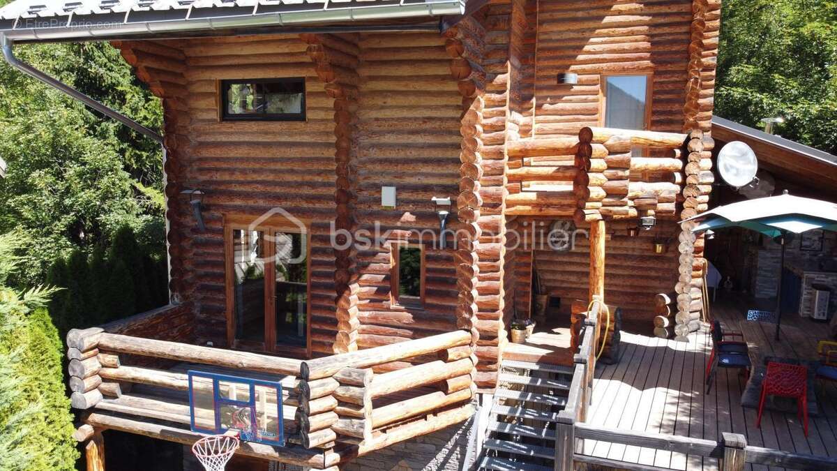  chalet d'exception en rondins – all0s – prestations haut de gamme – vue panoramique  - photo 21