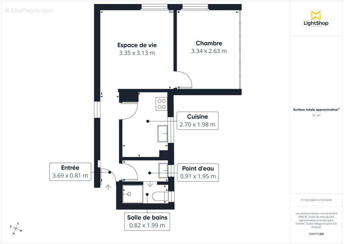 Appartement à ISSY-LES-MOULINEAUX