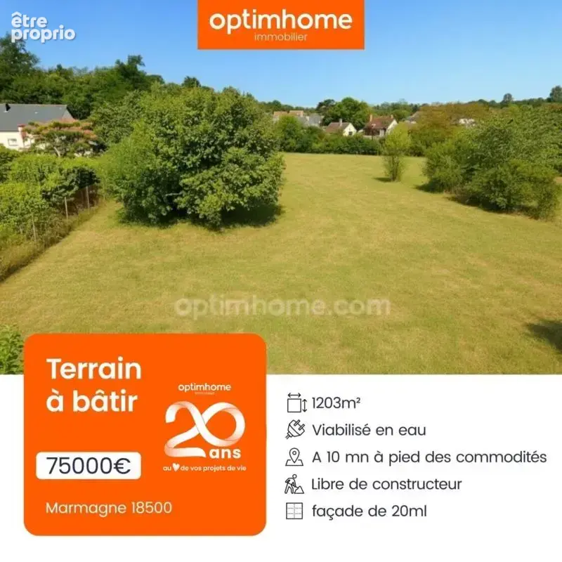 Terrain à MARMAGNE