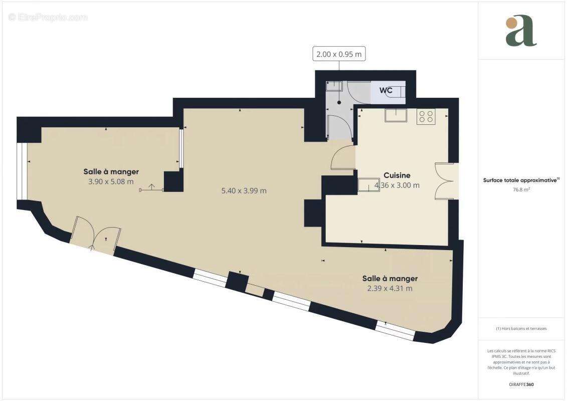 Restaurant clé en main de 82 m²  entièrement rénové  en vente à Nice Carré d’Or (06000) - photo 8