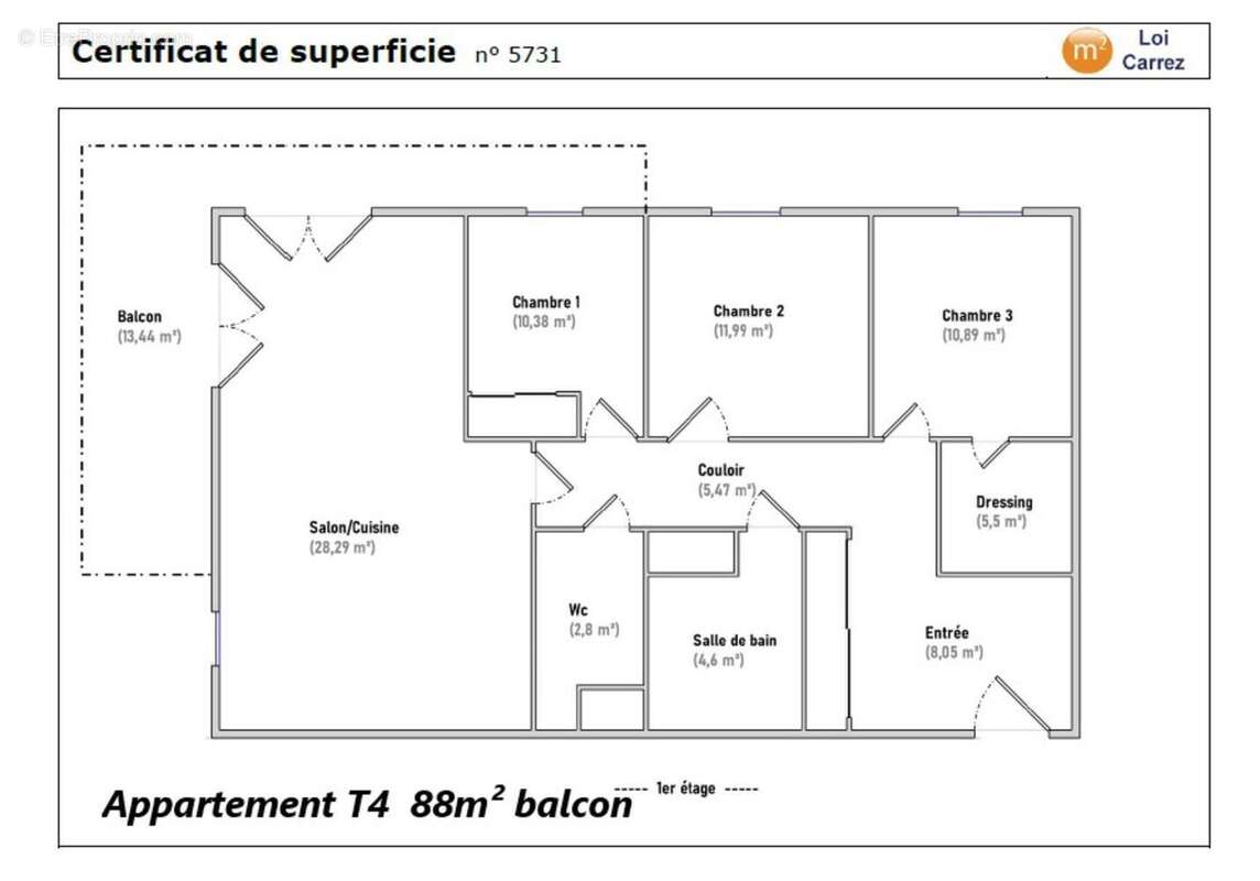 Photo 7 - Appartement à FLEURIEUX-SUR-L&#039;ARBRESLE